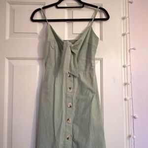 XS Shein Knot Front Peekaboo Cami Dress